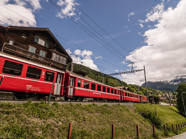 Rhätische Bahn bei Klosters