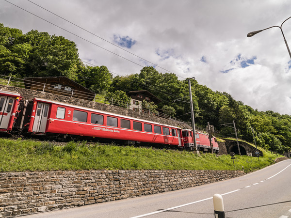 Rhätische Bahn in Küblis