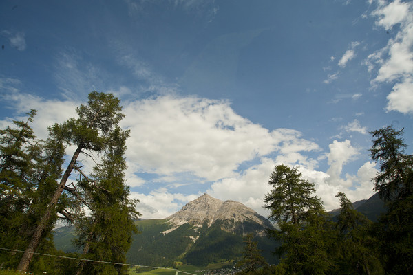 La Punt, Oberengadin, Engadine, Graubünden, Schweiz, Switzerland