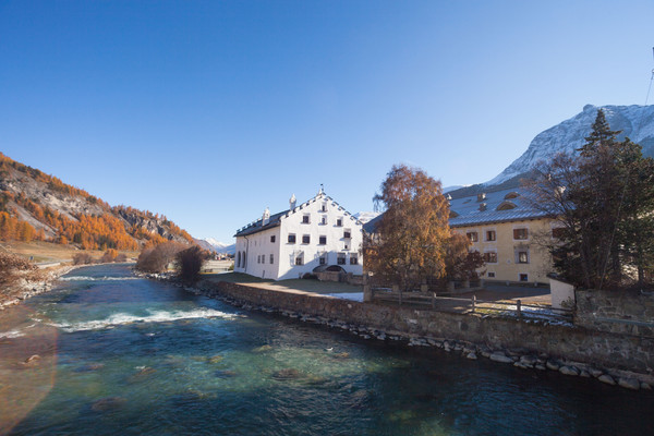 Haus Merleda (Chesa Merleda), La Punt, Oberengadin, Engadine, Graubünden, Schweiz, Switzerland
