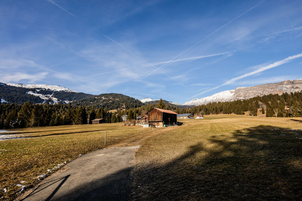 Laax in der Surselva in Graubünden