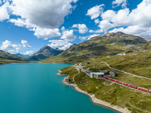 Berninapass, Oberengadin, Graubünden, Schweiz, Switzerland