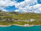 Berninapass, Oberengadin, Graubünden, Schweiz