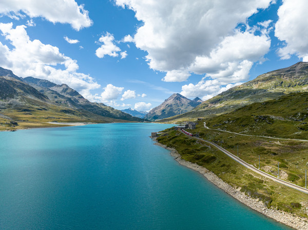 Berninapass, Oberengadin, Graubünden, Schweiz, Switzerland