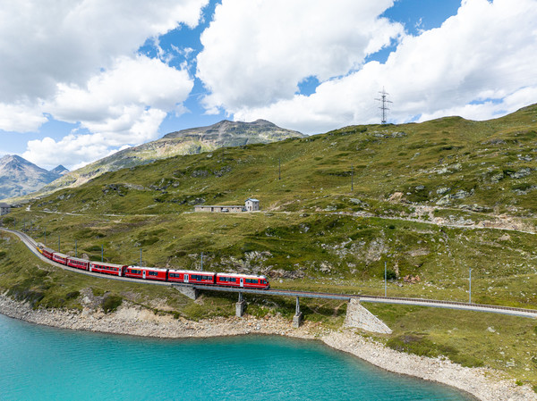 Berninapass, Oberengadin, Graubünden, Schweiz, Switzerland