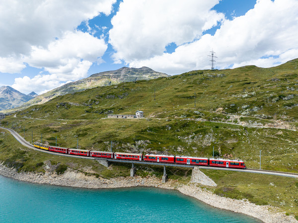 Berninapass, Oberengadin, Graubünden, Schweiz, Switzerland