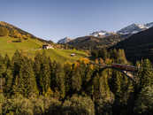 Gründijitobel, Langwies, Schanfigg, Graubünden, Schweiz