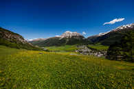 Foto: La Punt-Chamues-ch, Oberengadin, Graubünden, Schweiz