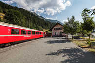 Foto: Lavin, Unterengadin, Graubünden