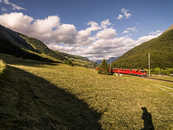 Lavin, Unterengadin, Graubünden, Schweiz
