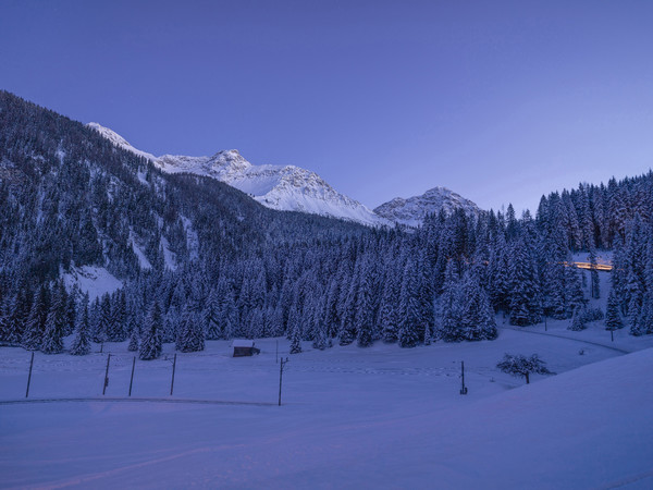 Litzirüti, Schanfigg, Graubünden, Schweiz