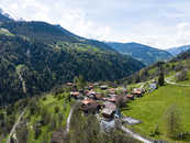 Lüen, Schanfigg, Graubünden, Schweiz