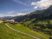 Foto: Sogn Andriu, Lumbrein, Surselva, Graubünden, Schweiz