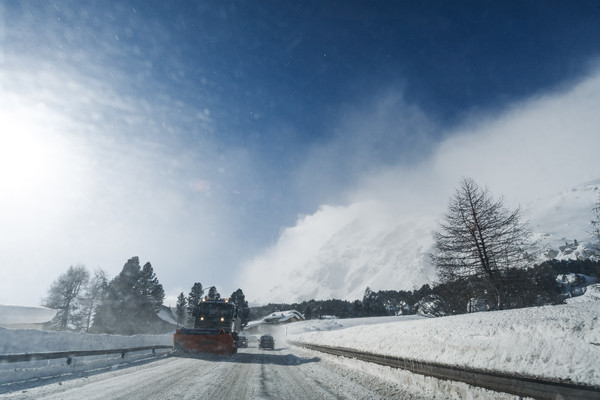 Winter in Maloja im Oberengadin