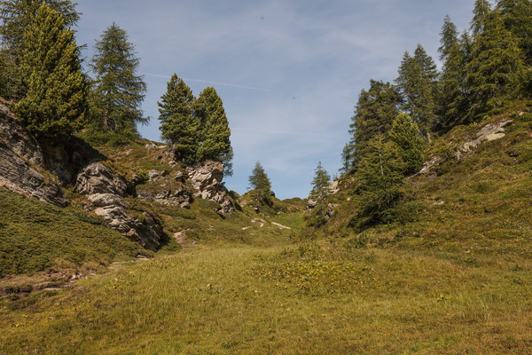 Maloja im Oberengadin in Graubünden, Schweiz