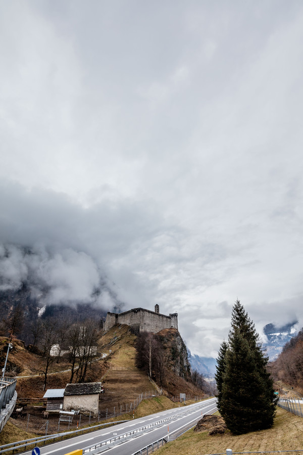 Mesocco im Valle Mesolcina in Graubünden