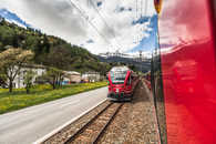 Foto: RhB, Rhätische Bahn, Graubünden, Schweiz