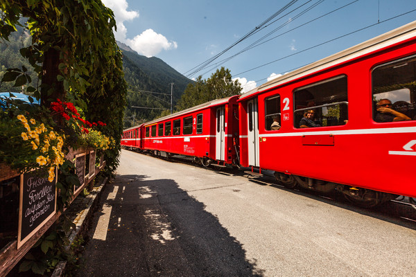 Miralago am unteren Ende des Lago di Poschiavo im Puschlav