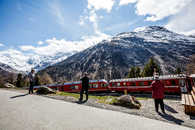 Foto: Morteratsch, Pontresina, Oberengadin, Graubünden, Schweiz