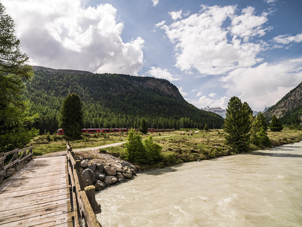 Morteratsch, Pontresina, Oberengadin, Graubünden, Schweiz, Switzerland