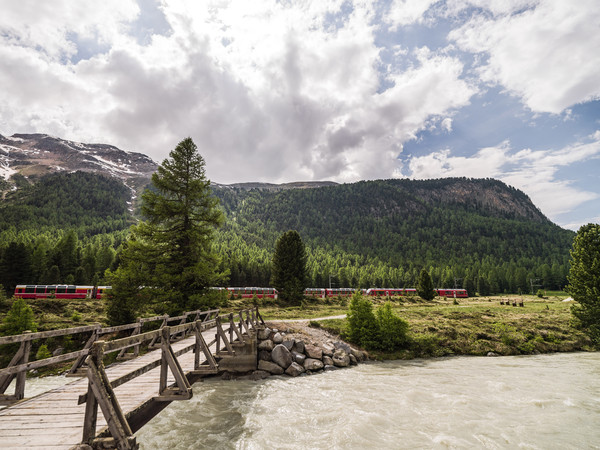 Morteratsch, Pontresina, Oberengadin, Graubünden, Schweiz, Switzerland