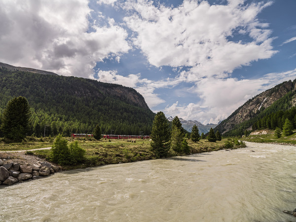 Morteratsch, Pontresina, Oberengadin, Graubünden, Schweiz, Switzerland