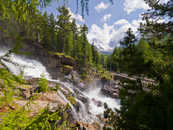 Foto: Berninafall, Cascata da Bernina, Wasserfall, Strom, Kraft,