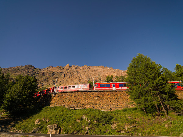 Las Plattas, Berninapass, Oberengadin, Graubünden, Schweiz