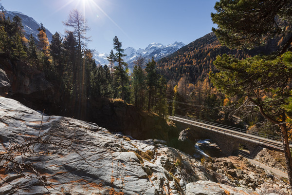 Bei Morteratsch im Oberengadin