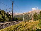 Foto: Las Plattas, Berninapass, Oberengadin, Graubünden, Schweiz