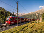 Las Plattas, Berninapass, Oberengadin, Graubünden, Schweiz
