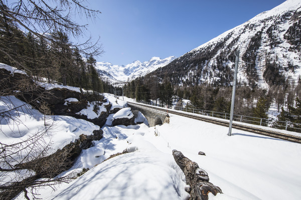 Bei Morteratsch im Oberengadin