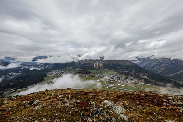 Muottas-Muragl, Pontresina, Oberengadin, Engadin, Graubünden, Schweiz, Switzerland