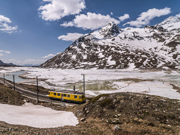 RhB 23201 auf dem Berninapass