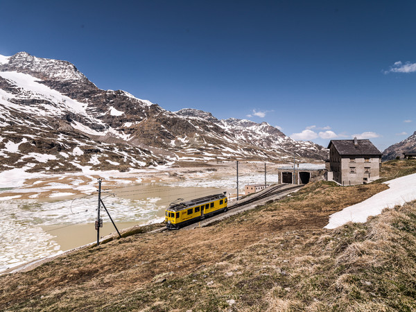 RhB 23201 auf dem Berninapass