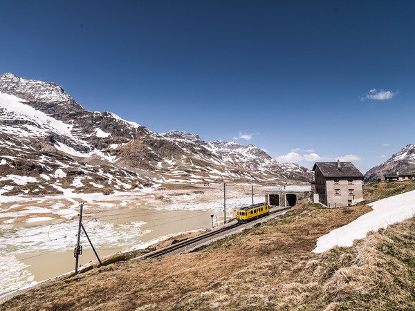 RhB 23201 auf dem Berninapass