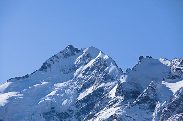 Piz Bernina, Pontresina, Oberengadin, Engadin, Graubünden, Schweiz, Switzerland, Winter, Eis, Schnee,