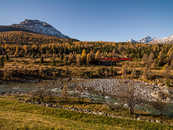 Pontresina, Oberengadin, Graubünden, Schweiz