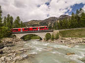 Foto: Bernina Ospizio, Berninapass, Engadin, Graubünden, Schweiz