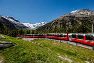 Foto: Morteratsch, Pontresina, Oberengadin, Graubünden, Schweiz
