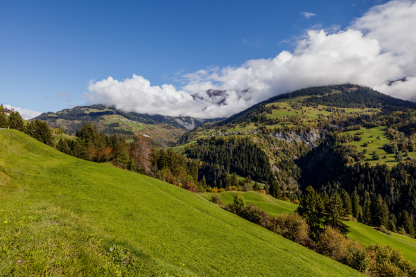 Porclas bei Cumbel im Val Lumnezia, Graubünden