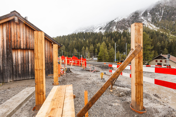 Preda im Albulatal, Graubünden, Schweiz