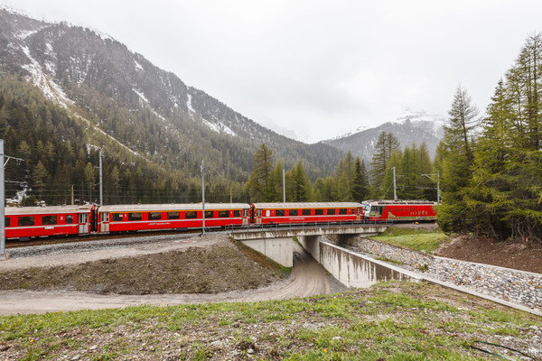 Preda im Albulatal, Graubünden, Schweiz