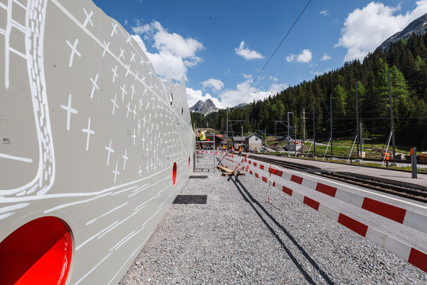 Preda im Albulatal, Graubünden, Schweiz