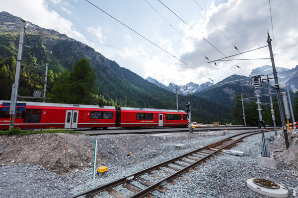 Preda im Albulatal, Graubünden, Schweiz