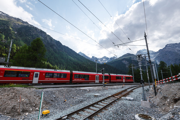 Preda im Albulatal, Graubünden, Schweiz