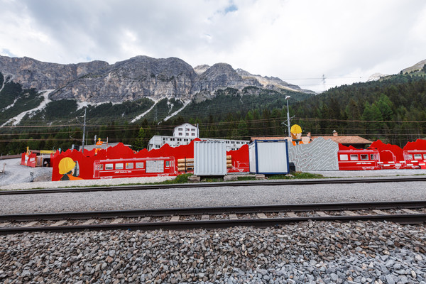 Preda im Albulatal, Graubünden, Schweiz