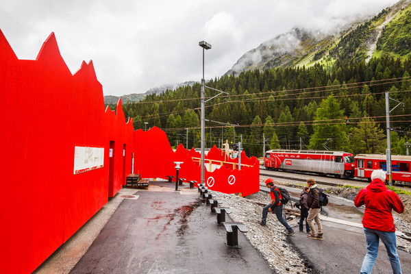 Preda im Albulatal, Graubünden, Schweiz