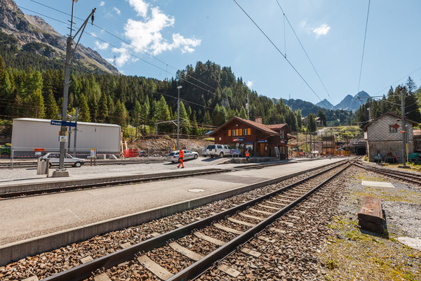 Preda im Albulatal, Graubünden, Schweiz