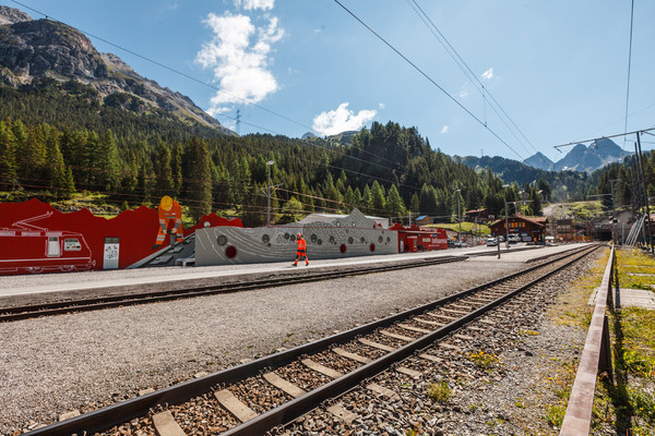 Preda im Albulatal, Graubünden, Schweiz